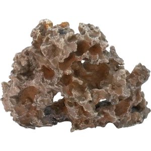 Rock With Hole For Aquarium & Vivarium
